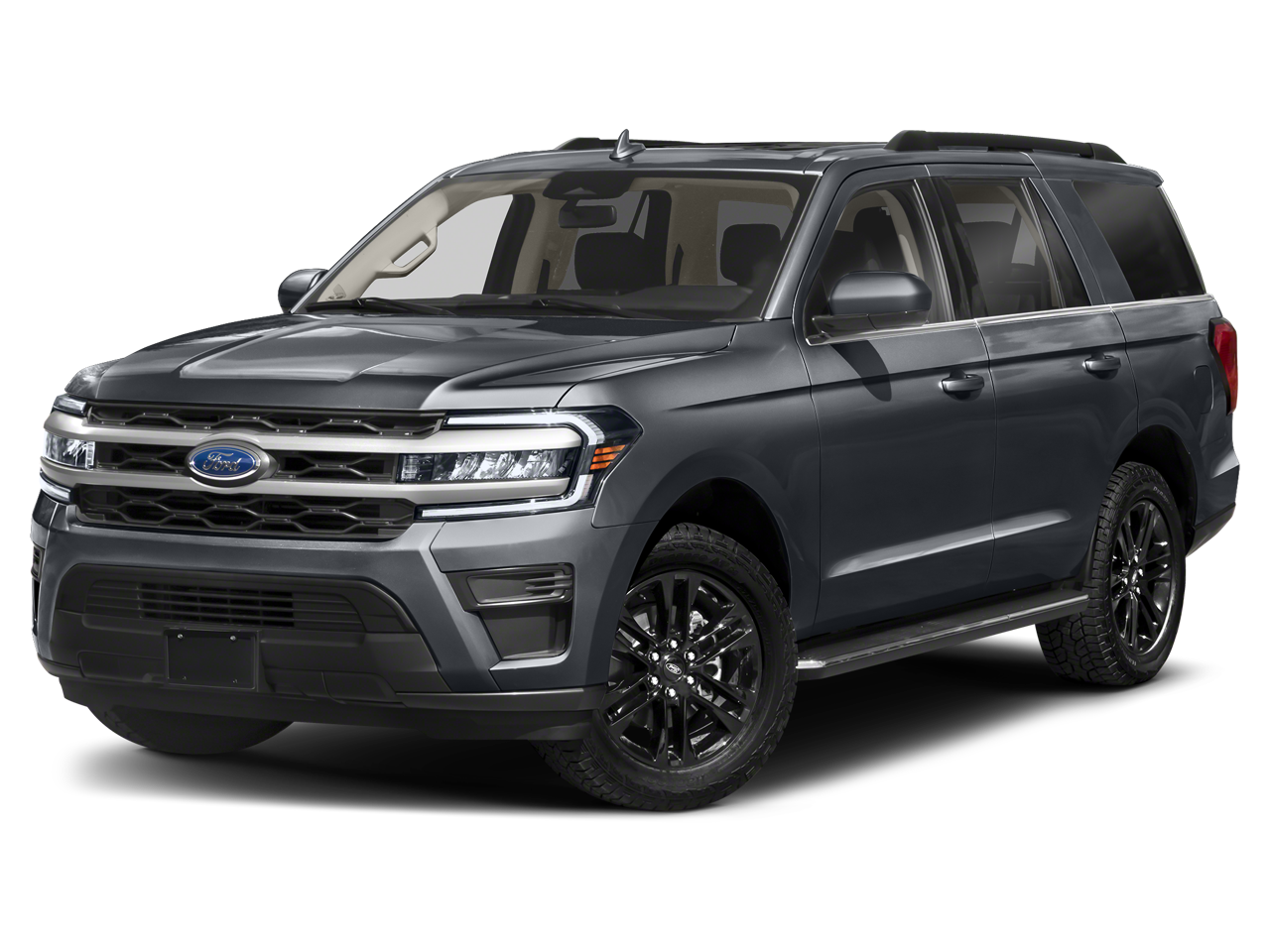 2023 Ford Expedition XLT 202A in Dark Matter Metallic — front three-quarter view