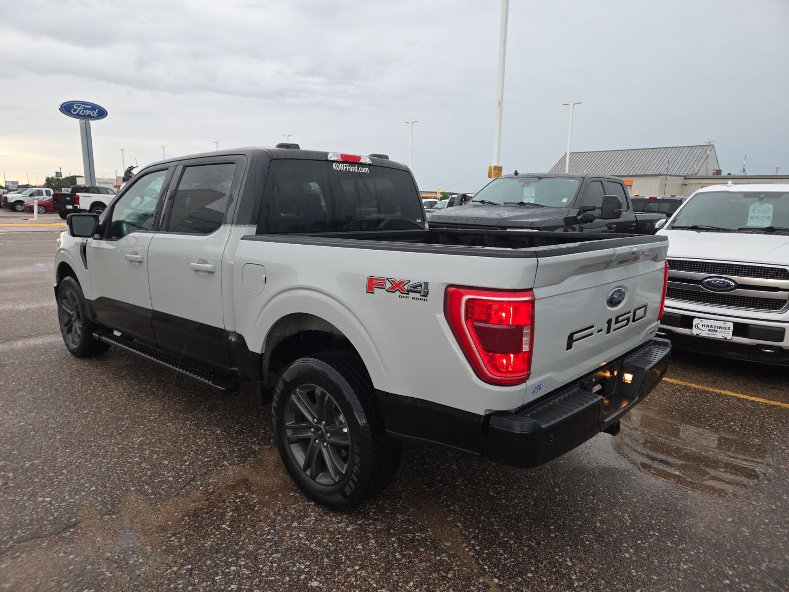 2023 Ford F-150 — rear three-quarter view