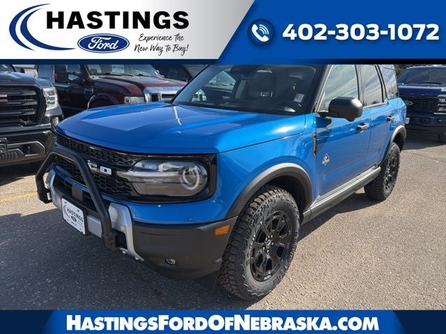 2025 Ford Bronco Sport Outer Banks in Velocity Blue Metallic — front three-quarter view